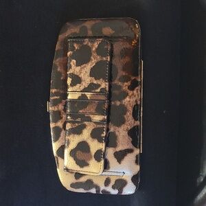 leopard print wallet